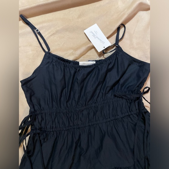 NWT! Women's Cinched Waist Midi Sundress - Universal Thread Black S - Picture 7 of 7